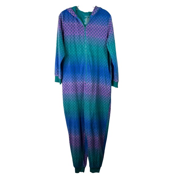 Xhilaration Mermaid Dragon Tail Hooded Costume Cosplay Jumpsuit Women's M/L - Picture 1 of 4